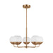 Visual Comfort Studio Canada - LED Chandelier - Alvin - Satin Brass- Union Lighting Luminaires Decor