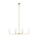 Visual Comfort Studio Canada - LED Chandelier - Foxdale - Satin Brass- Union Lighting Luminaires Decor