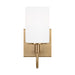 Visual Comfort Studio Canada - One Light Bath Vanity - Oak Moore - Satin Brass- Union Lighting Luminaires Decor