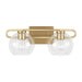 Visual Comfort Studio Canada - Two Light Bath Vanity - Codyn - Satin Brass- Union Lighting Luminaires Decor