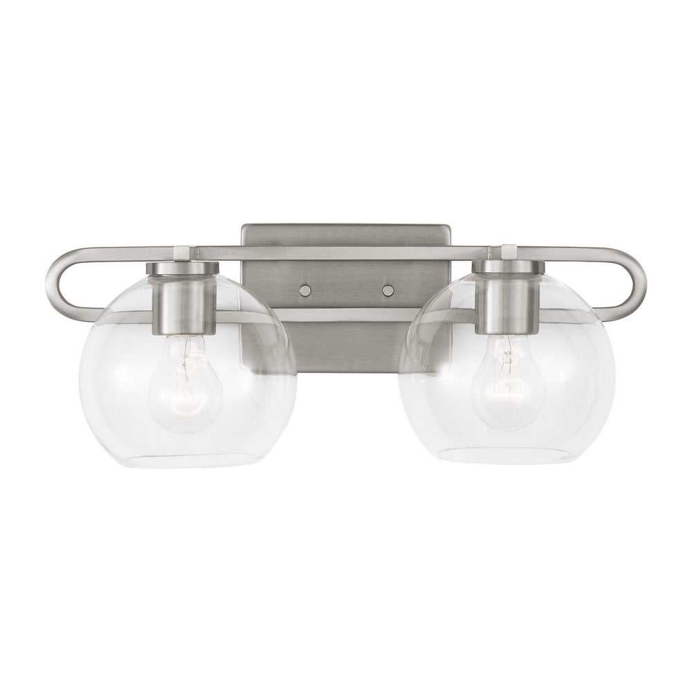 Visual Comfort Studio Canada - Two Light Bath Vanity - Codyn - Brushed Nickel- Union Lighting Luminaires Decor