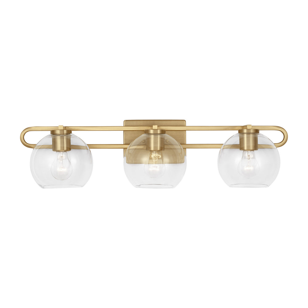 Visual Comfort Studio Canada - Three Light Bath Vanity - Codyn - Satin Brass- Union Lighting Luminaires Decor