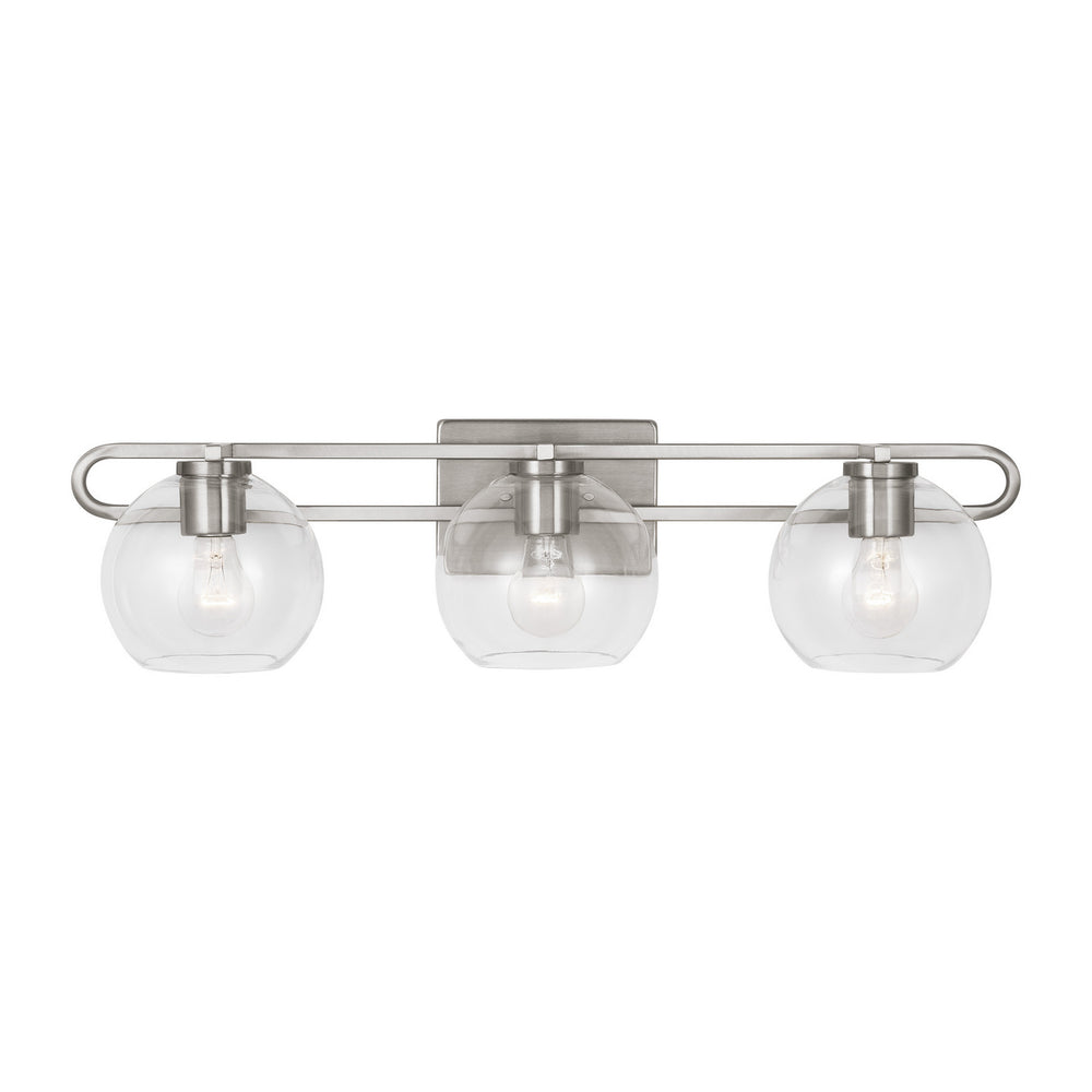 Visual Comfort Studio Canada - Three Light Bath Vanity - Codyn - Brushed Nickel- Union Lighting Luminaires Decor