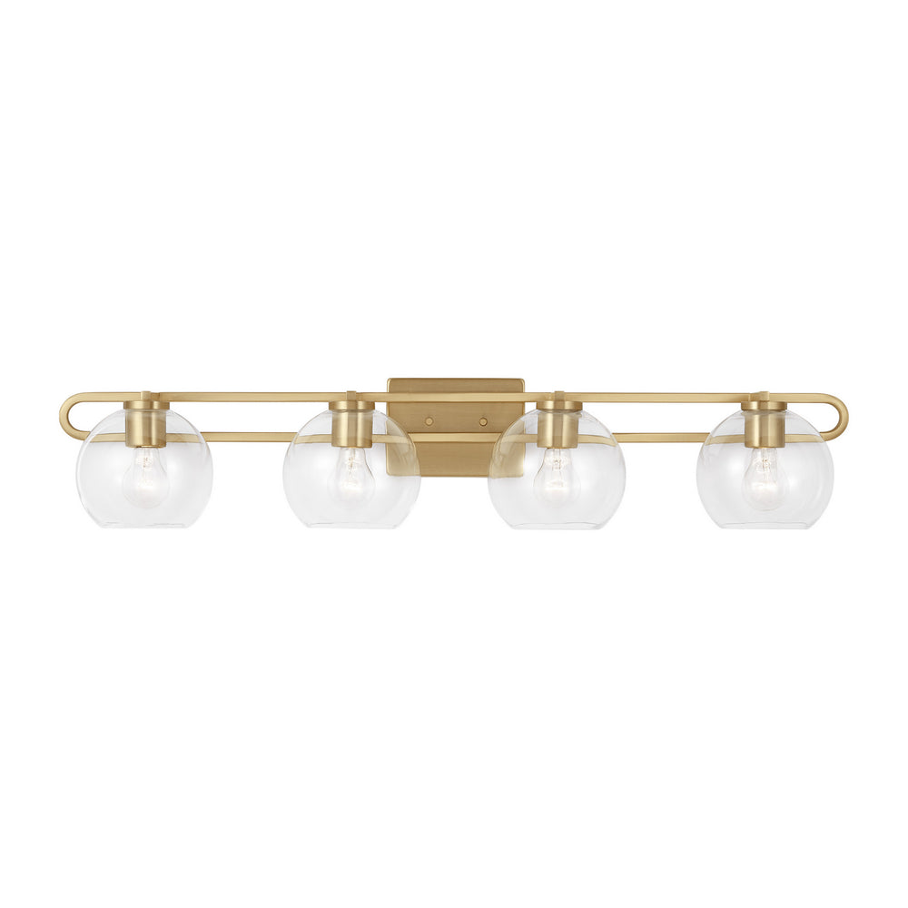 Visual Comfort Studio Canada - Four Light Bath Vanity - Codyn - Satin Brass- Union Lighting Luminaires Decor