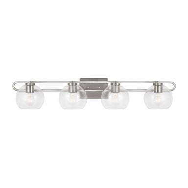 Visual Comfort Studio Canada - Four Light Bath Vanity - Codyn - Brushed Nickel- Union Lighting Luminaires Decor