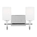 Visual Comfort Studio Canada - Two Light Bath Vanity - Oak Moore - Chrome- Union Lighting Luminaires Decor