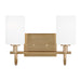 Visual Comfort Studio Canada - LED Bath Wall Sconce - Oak Moore - Satin Brass- Union Lighting Luminaires Decor