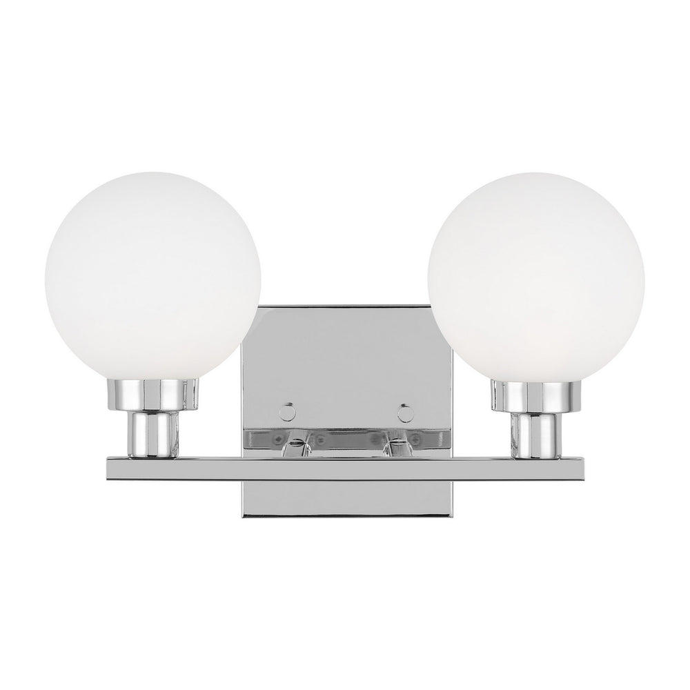 Visual Comfort Studio Canada - Two Light Bath Vanity - Clybourn - Chrome- Union Lighting Luminaires Decor