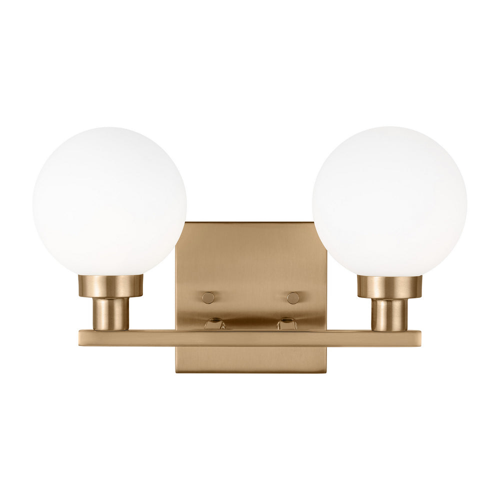 Visual Comfort Studio Canada - Two Light Bath Vanity - Clybourn - Satin Brass- Union Lighting Luminaires Decor