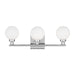 Visual Comfort Studio Canada - Three Light Bath Vanity - Clybourn - Chrome- Union Lighting Luminaires Decor