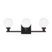 Visual Comfort Studio Canada - Three Light Bath Vanity - Clybourn - Midnight Black- Union Lighting Luminaires Decor
