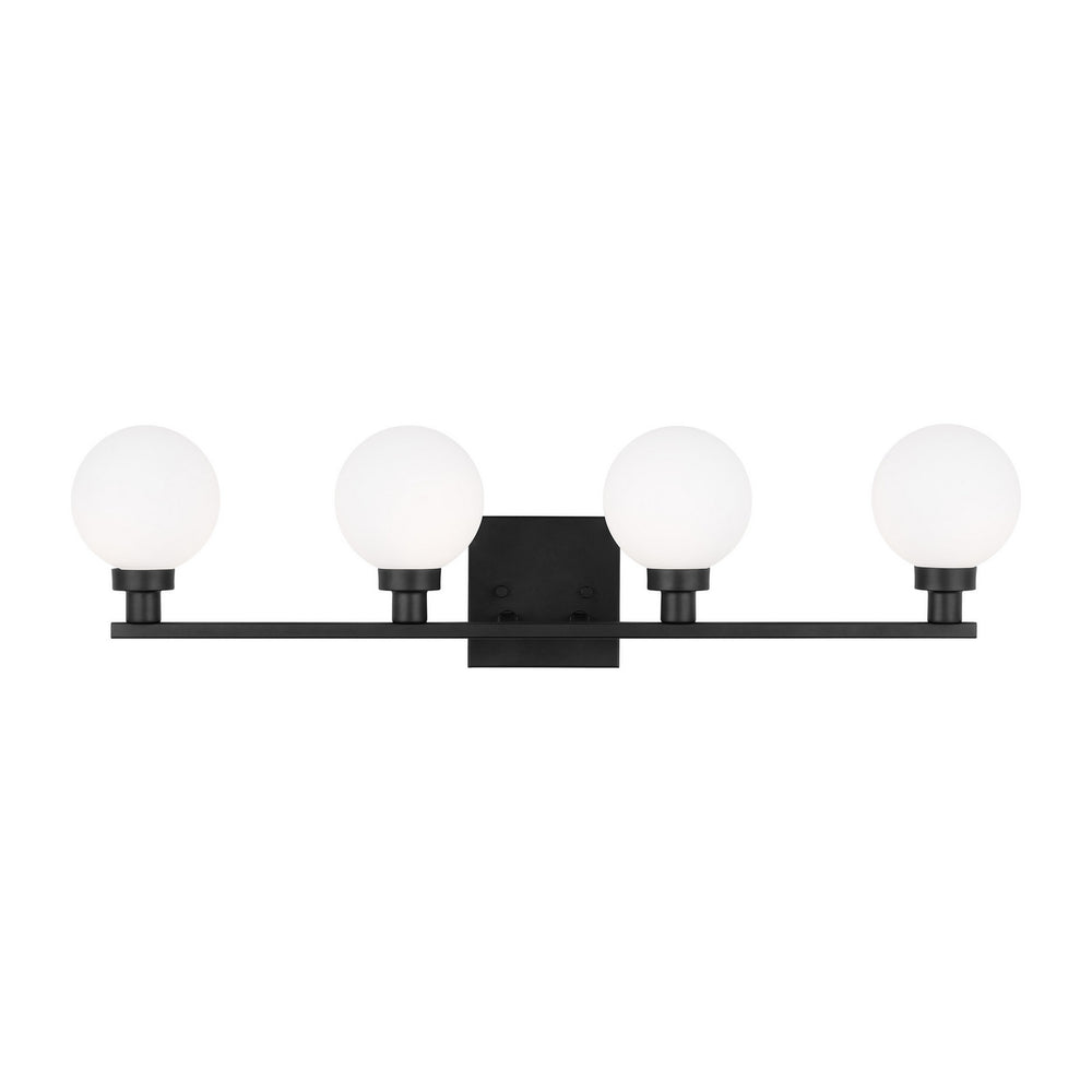 Visual Comfort Studio Canada - Four Light Bath Vanity - Clybourn - Midnight Black- Union Lighting Luminaires Decor