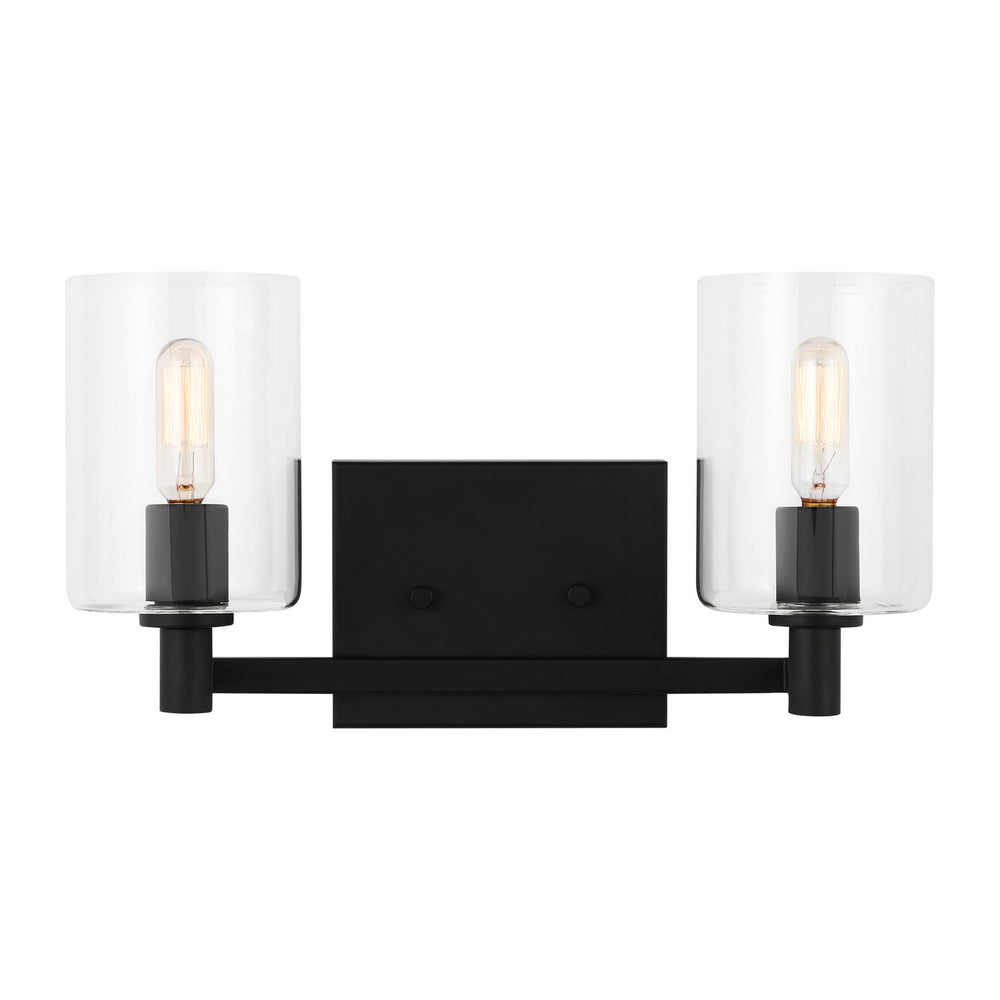 Visual Comfort Studio Canada - Two Light Bath Vanity - Fullton - Midnight Black- Union Lighting Luminaires Decor