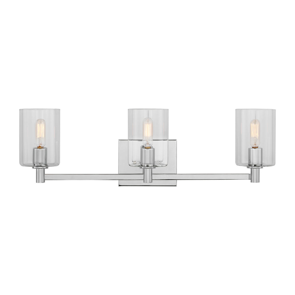 Visual Comfort Studio Canada - Three Light Bath Vanity - Fullton - Chrome- Union Lighting Luminaires Decor