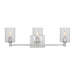 Visual Comfort Studio Canada - Three Light Bath Vanity - Fullton - Chrome- Union Lighting Luminaires Decor