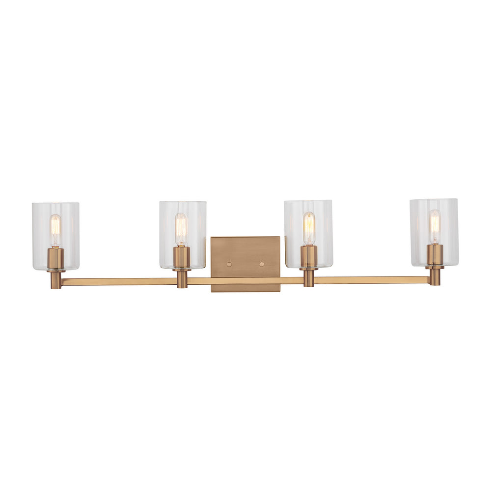 Visual Comfort Studio Canada - LED Bath Wall Sconce - Fullton - Satin Brass- Union Lighting Luminaires Decor