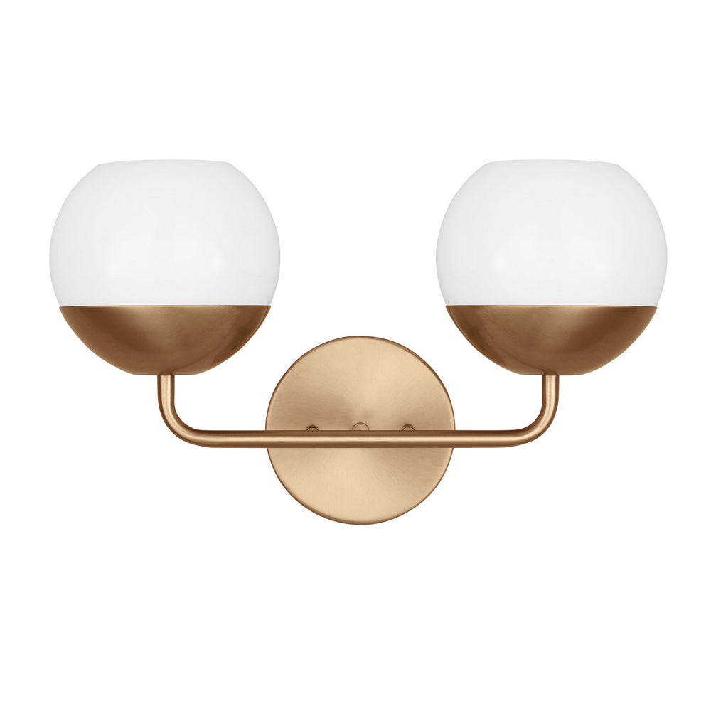 Visual Comfort Studio Canada - Two Light Bath Vanity - Alvin - Satin Brass- Union Lighting Luminaires Decor