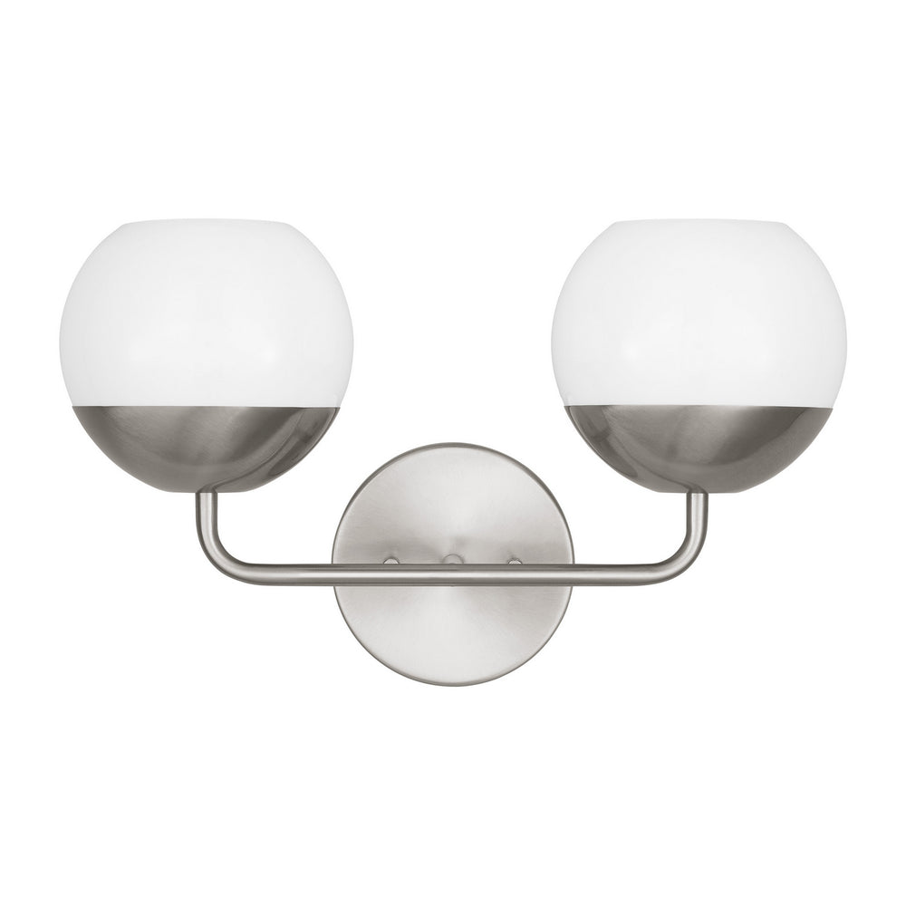 Visual Comfort Studio Canada - Two Light Bath Vanity - Alvin - Brushed Nickel- Union Lighting Luminaires Decor