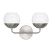 Visual Comfort Studio Canada - Two Light Bath Vanity - Alvin - Brushed Nickel- Union Lighting Luminaires Decor