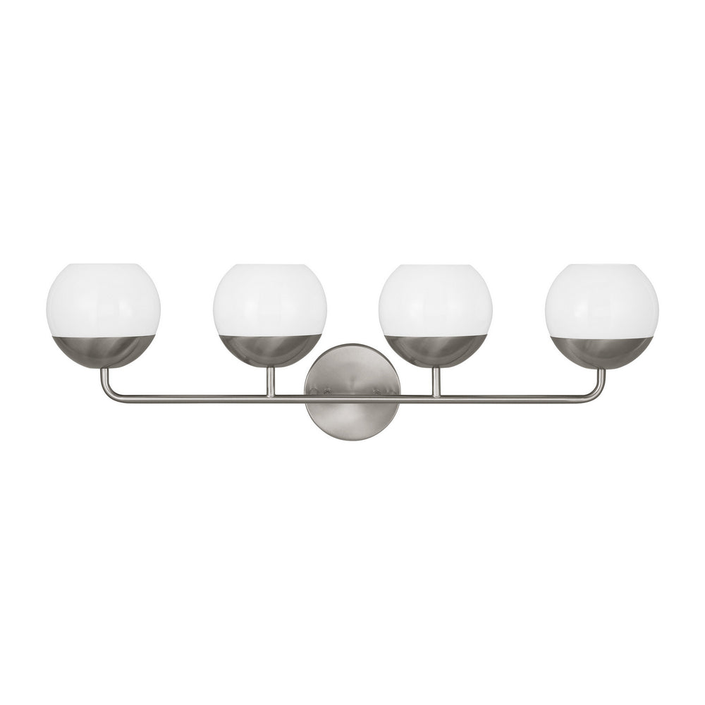 Visual Comfort Studio Canada - Four Light Bath Vanity - Alvin - Brushed Nickel- Union Lighting Luminaires Decor