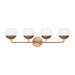 Visual Comfort Studio Canada - LED Bath Wall Sconce - Alvin - Satin Brass- Union Lighting Luminaires Decor