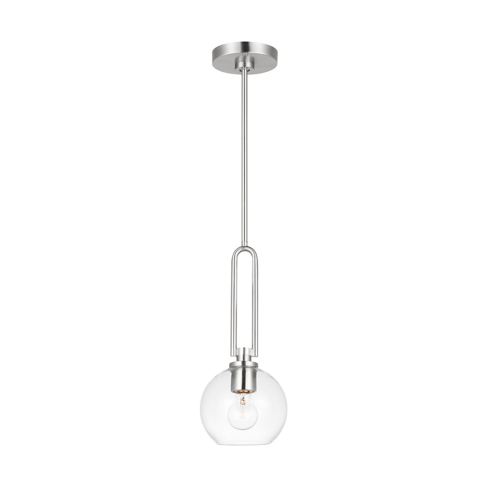 Visual Comfort Studio Canada - One Light Pendant - Codyn - Brushed Nickel- Union Lighting Luminaires Decor
