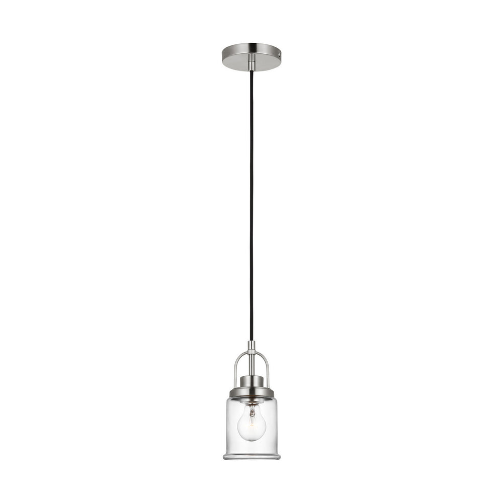 Visual Comfort Studio Canada - One Light Pendant - Anders - Brushed Nickel- Union Lighting Luminaires Decor