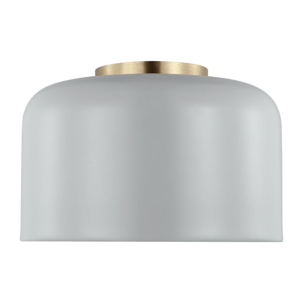 Visual Comfort Studio Canada - One Light Flush Mount - Malone - Matte Grey- Union Lighting Luminaires Decor