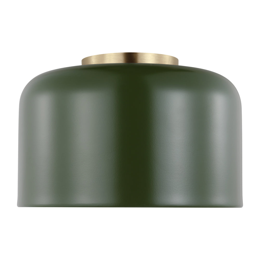 Visual Comfort Studio Canada - One Light Flush Mount - Malone - Olive- Union Lighting Luminaires Decor
