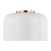 Visual Comfort Studio Canada - LED Flush Mount - Malone - Matte White- Union Lighting Luminaires Decor