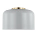 Visual Comfort Studio Canada - LED Flush Mount - Malone - Matte Grey- Union Lighting Luminaires Decor