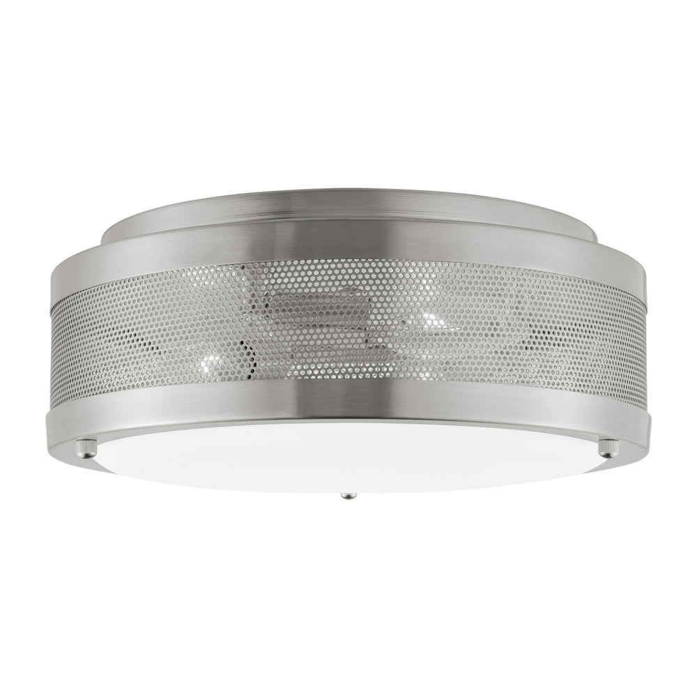 Visual Comfort Studio Canada - LED Flush Mount - Vander - Brushed Nickel- Union Lighting Luminaires Decor