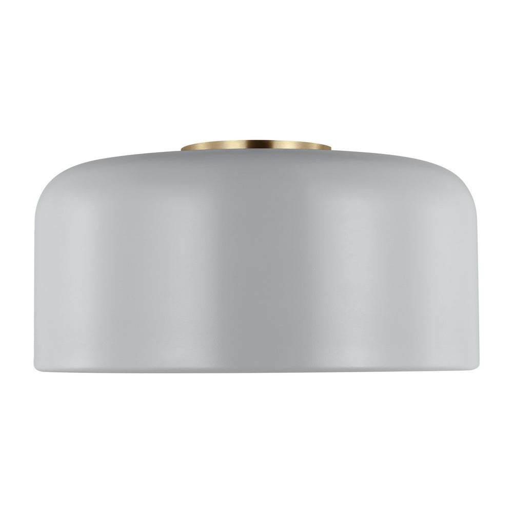 Visual Comfort Studio Canada - One Light Flush Mount - Malone - Matte Grey- Union Lighting Luminaires Decor