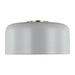 Visual Comfort Studio Canada - One Light Flush Mount - Malone - Matte Grey- Union Lighting Luminaires Decor