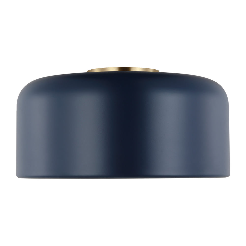 Visual Comfort Studio Canada - One Light Flush Mount - Malone - Navy- Union Lighting Luminaires Decor