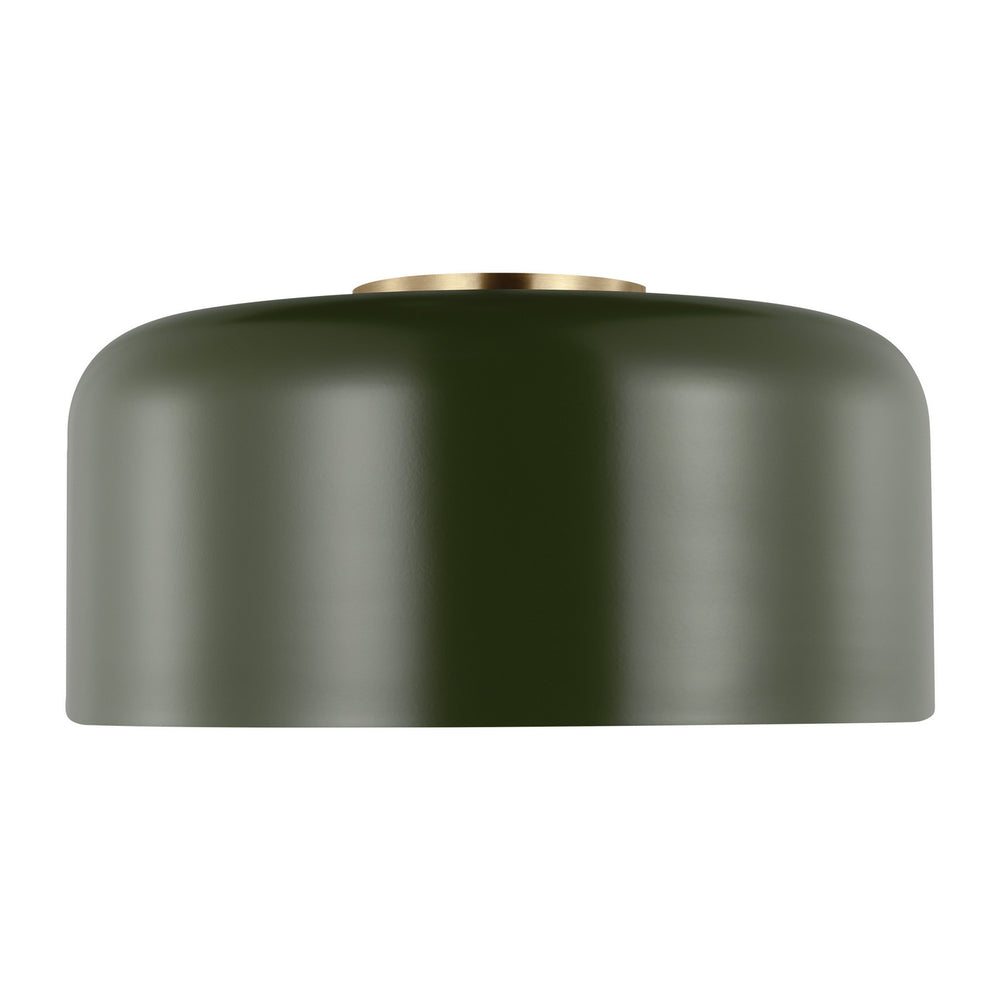 Visual Comfort Studio Canada - One Light Flush Mount - Malone - Olive- Union Lighting Luminaires Decor