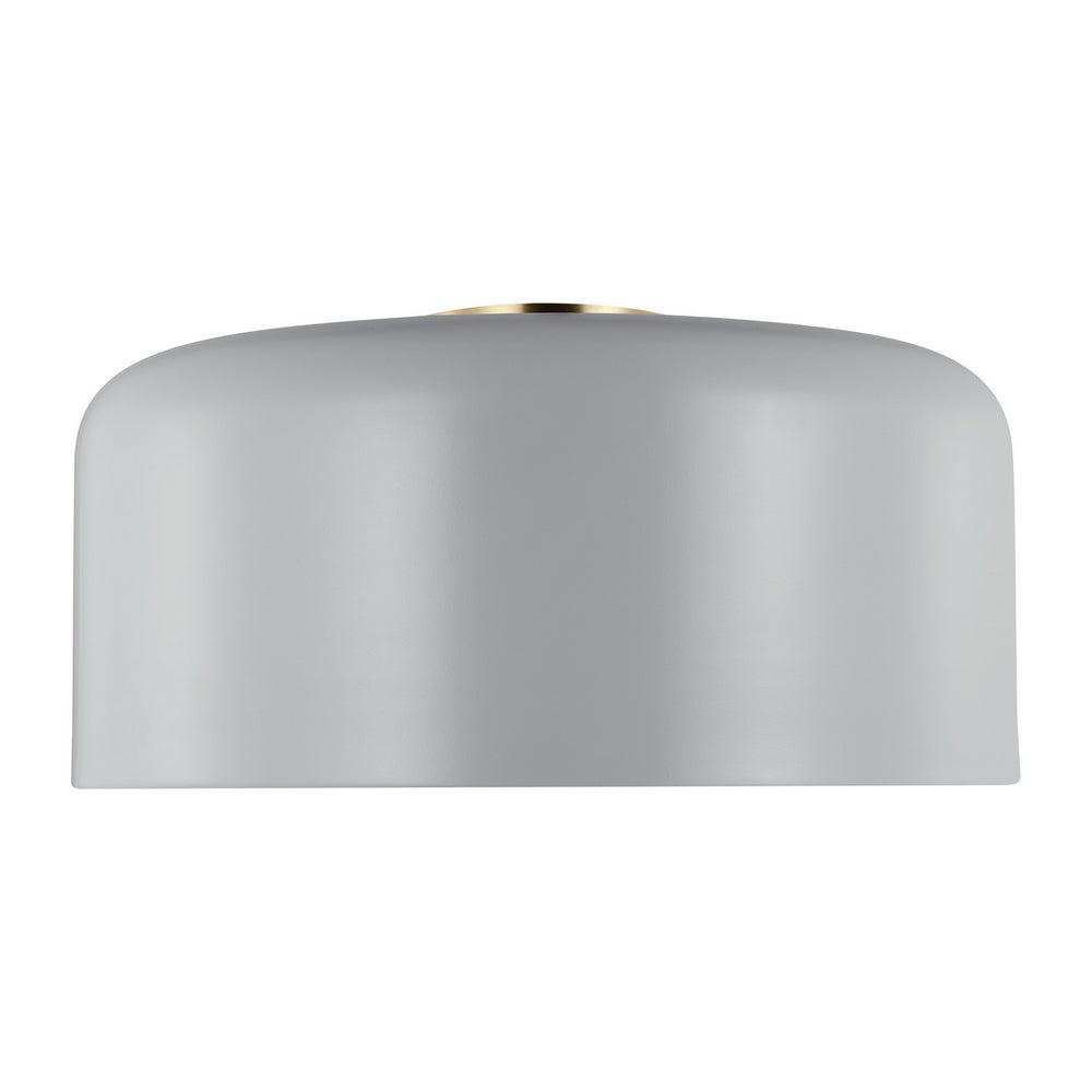 Visual Comfort Studio Canada - One Light Flush Mount - Malone - Matte Grey- Union Lighting Luminaires Decor