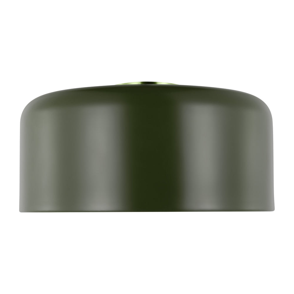 Visual Comfort Studio Canada - One Light Flush Mount - Malone - Olive- Union Lighting Luminaires Decor