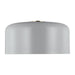 Visual Comfort Studio Canada - LED Flush Mount - Malone - Matte Grey- Union Lighting Luminaires Decor