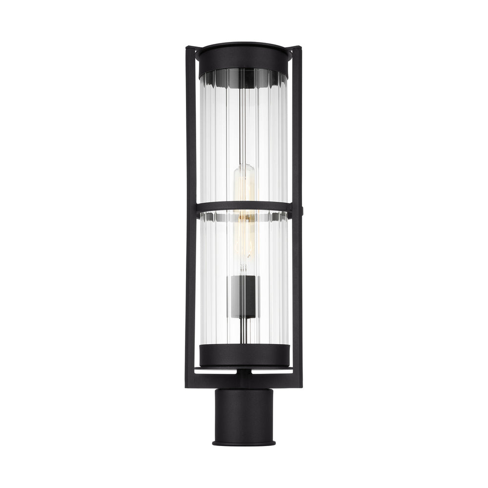 Visual Comfort Studio Canada - One Light Outdoor Post Lantern - Alcona - Black- Union Lighting Luminaires Decor