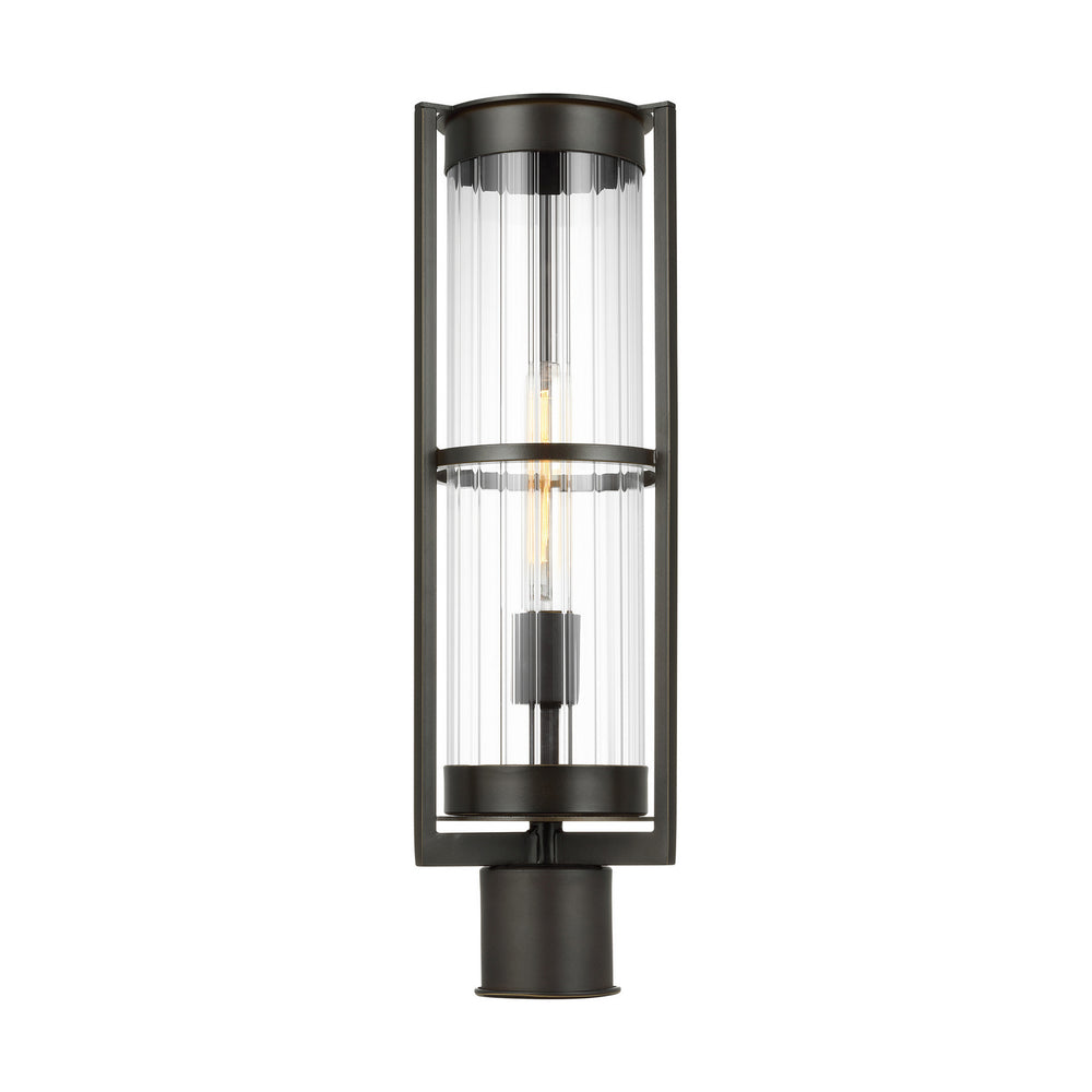 Visual Comfort Studio Canada - One Light Outdoor Post Lantern - Alcona - Antique Bronze- Union Lighting Luminaires Decor