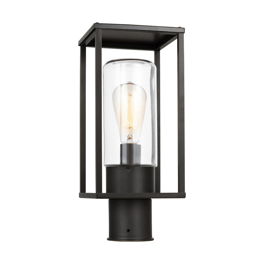 Visual Comfort Studio Canada - One Light Outdoor Post Lantern - Vado - Antique Bronze- Union Lighting Luminaires Decor