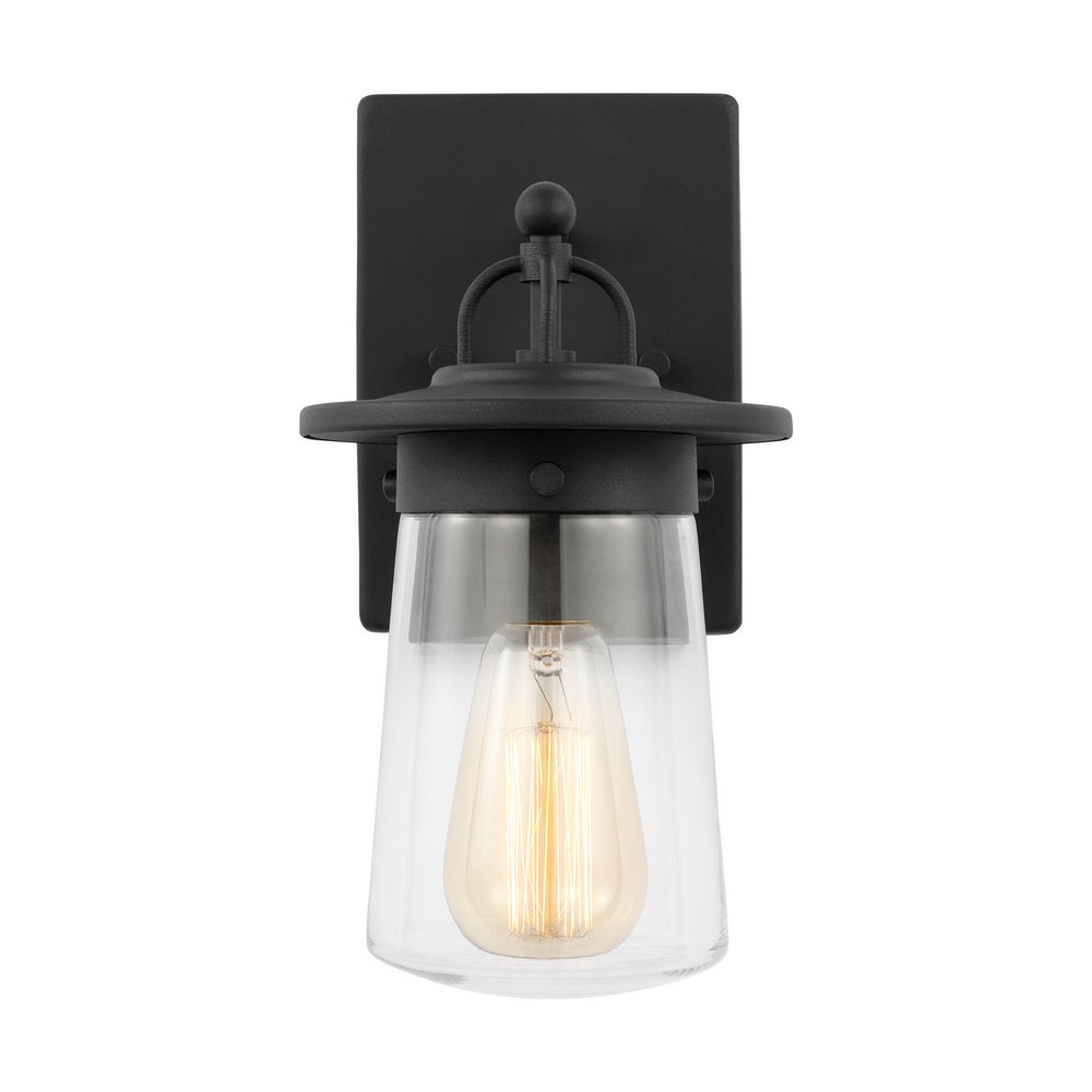 Generation Lighting Canada - One Light Outdoor Wall Lantern - Tybee - Black- Union Lighting Luminaires Decor
