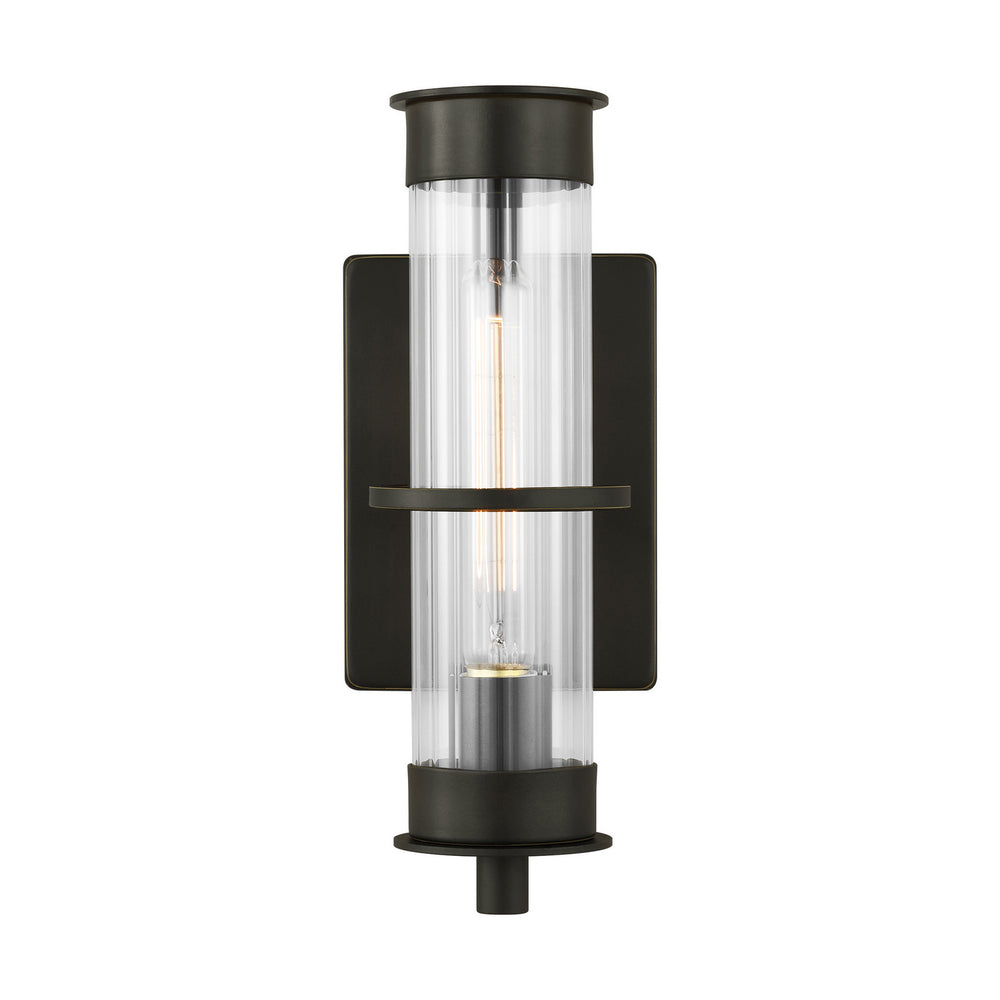 Visual Comfort Studio Canada - One Light Outdoor Wall Lantern - Alcona - Antique Bronze- Union Lighting Luminaires Decor