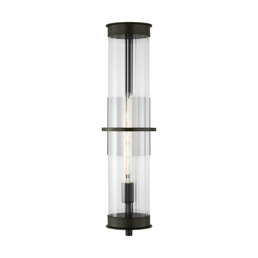 Visual Comfort Studio Canada - One Light Outdoor Wall Lantern - Alcona - Antique Bronze- Union Lighting Luminaires Decor