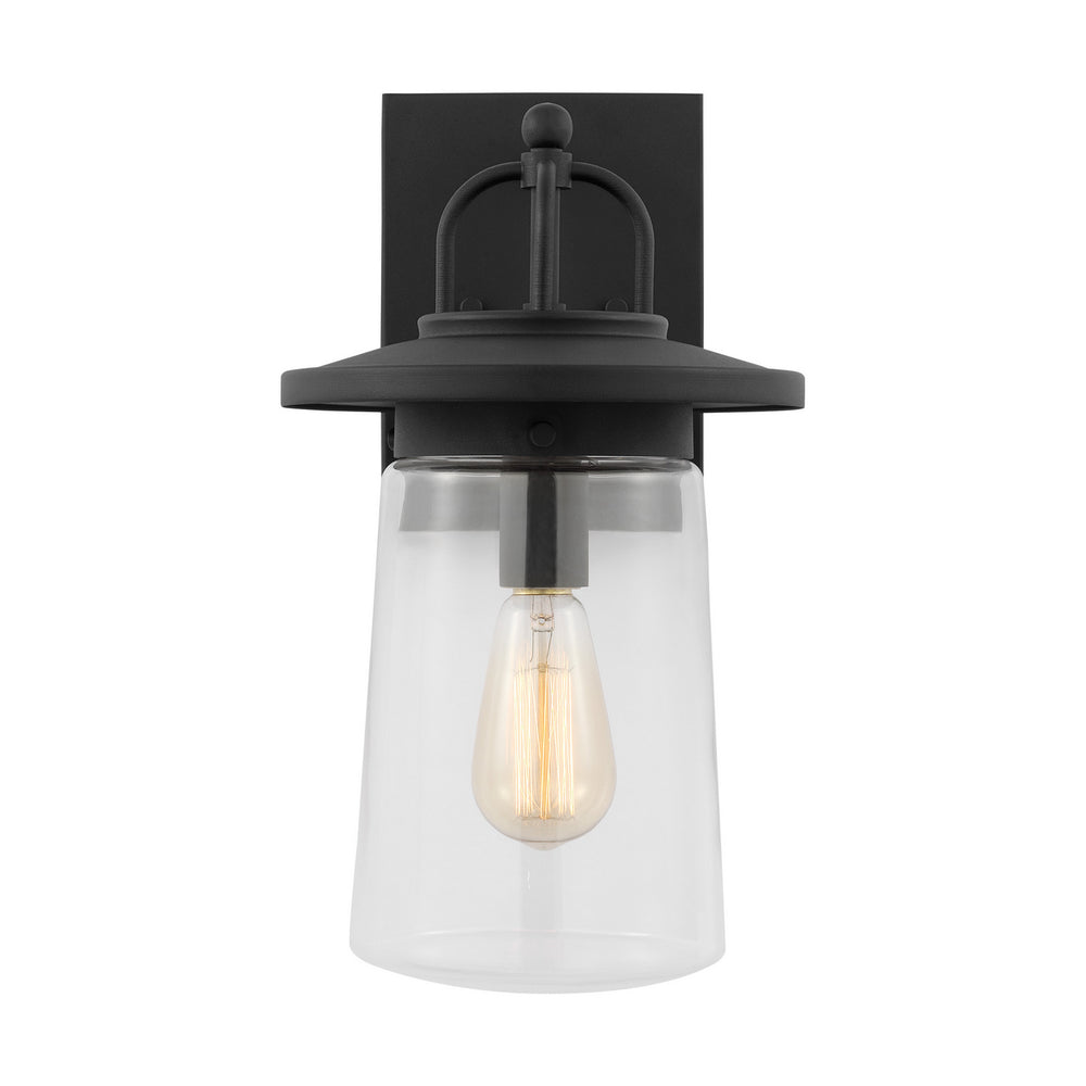 Generation Lighting Canada - One Light Outdoor Wall Lantern - Tybee - Black- Union Lighting Luminaires Decor