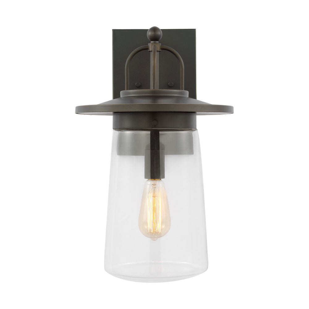 Generation Lighting Canada - One Light Outdoor Wall Lantern - Tybee - Antique Bronze- Union Lighting Luminaires Decor