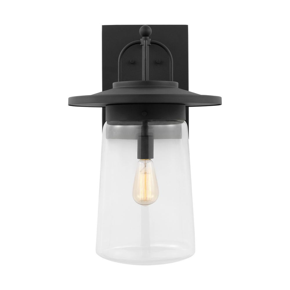 Generation Lighting Canada - One Light Outdoor Wall Lantern - Tybee - Black- Union Lighting Luminaires Decor