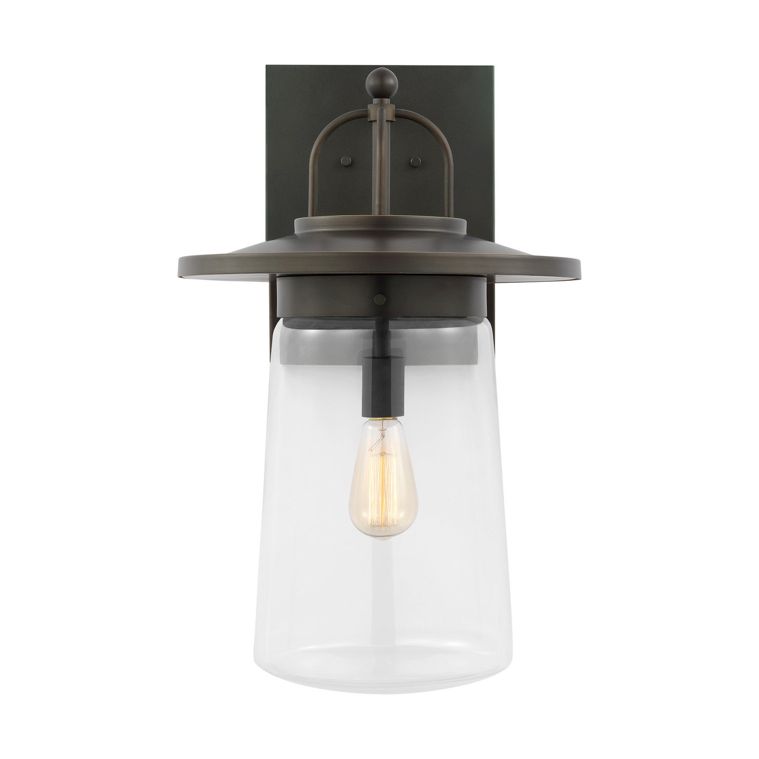 Generation Lighting Canada. - One Light Outdoor Wall Lantern - Tybee - Antique Bronze- Union Lighting Luminaires Decor