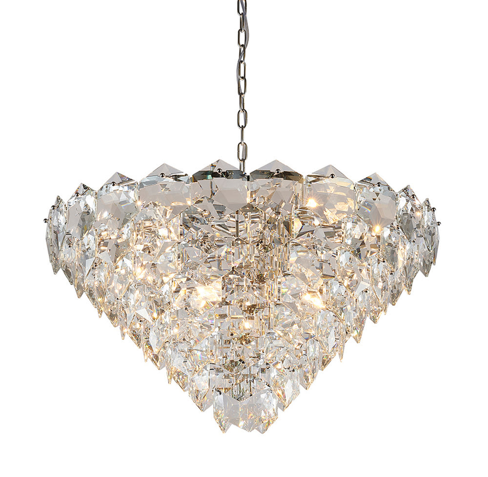 Bethel International Canada - 15 Light Chandelier - Chrome- Union Lighting Luminaires Decor